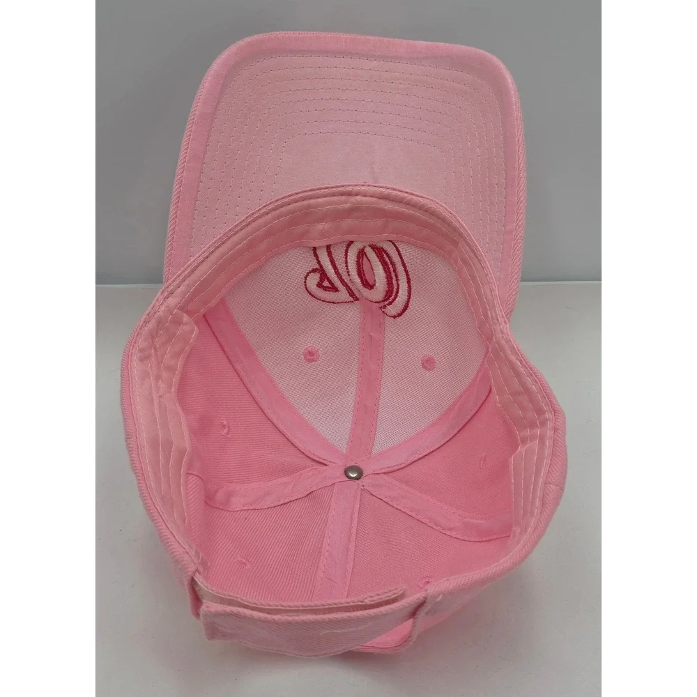 Washington Nationals MLB Pink Baseball Cap Womens Strapback Hat
